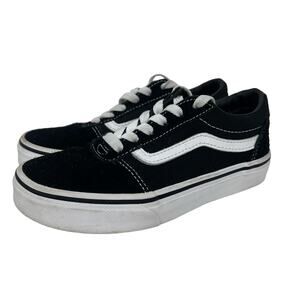 VANS Old Skool Off the Wall Classic Skate Black White Boys Girls Kids US Size 1Y